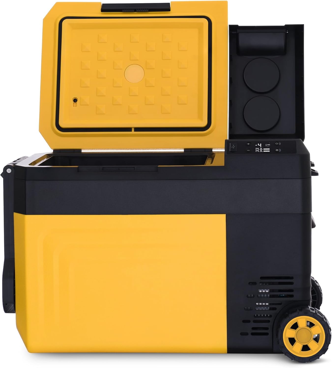 Newair 25 Qt. Portable Electric Cooler, 12v Car Mini Fridge, Hard Lunch Box for Jobsite, Workshop