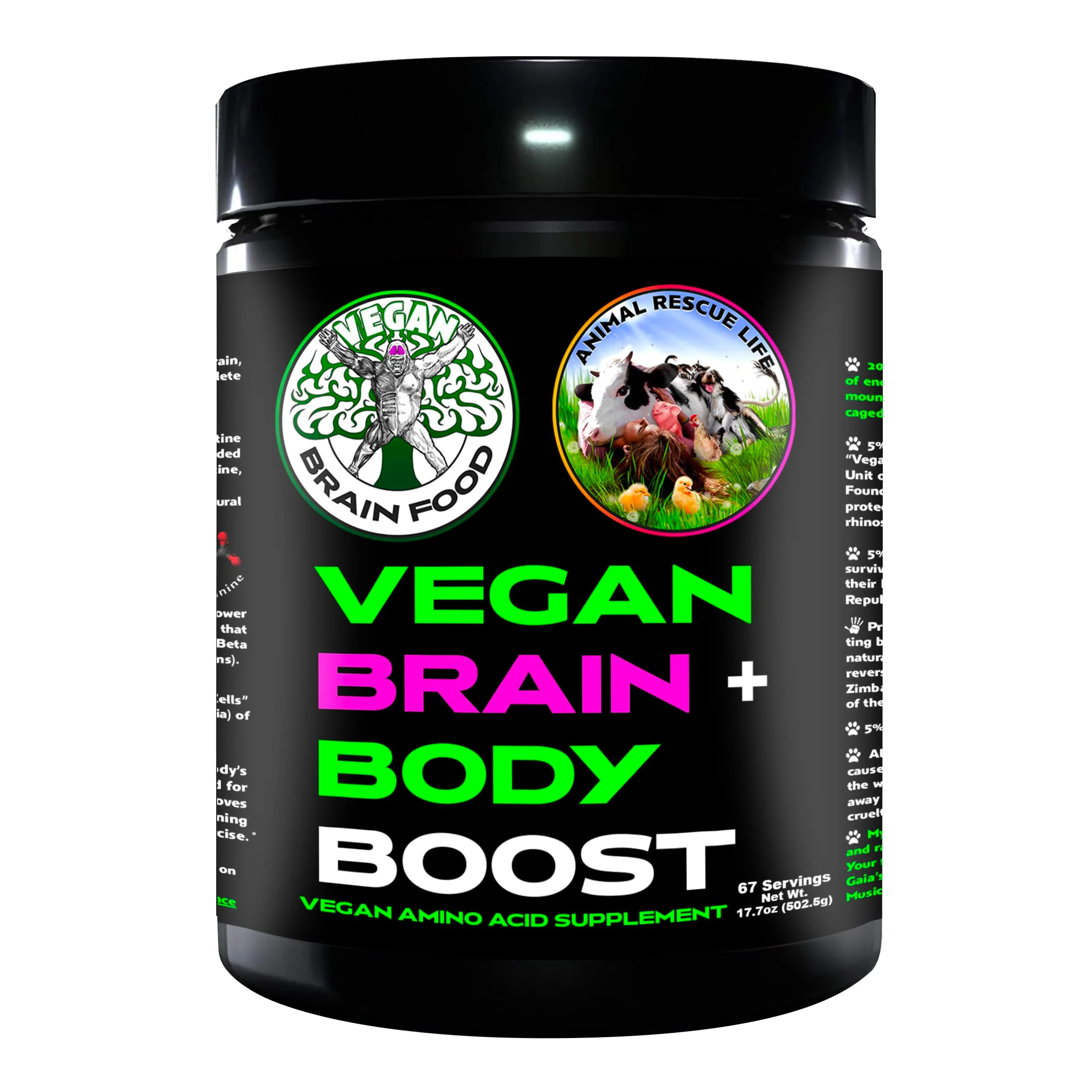 Vegan Brain & Body Boost: The Cherry On Top of A Plant-Based Lifestyle | Working Intelligence | Anti-Aging | Physical Fitness | Vegan Amino Acids