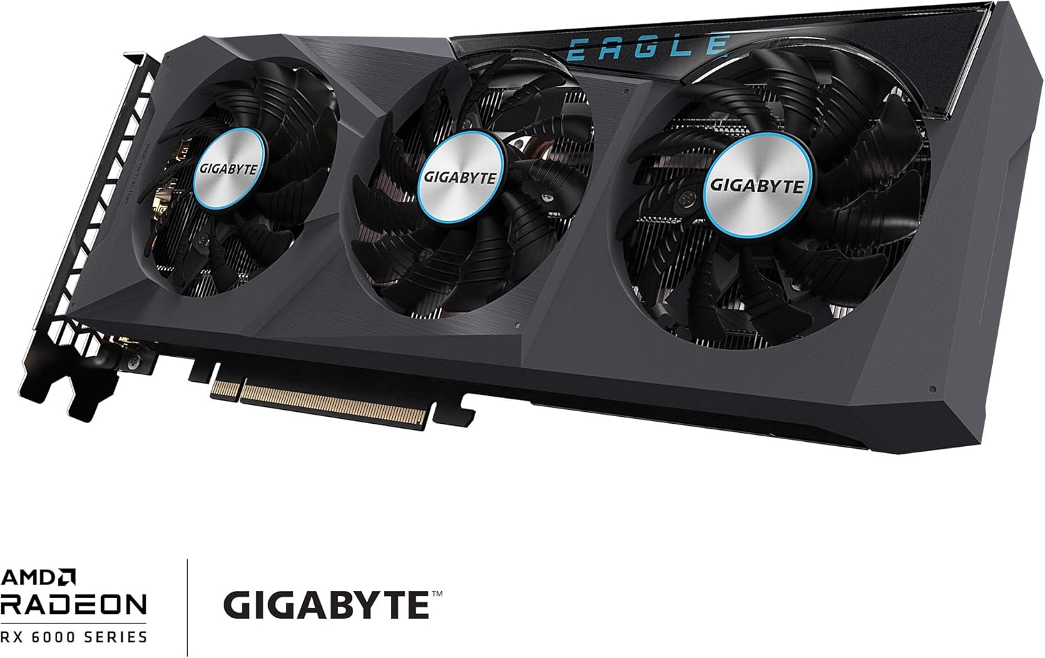 Radeon RX 6700 XT Eagle 12G Graphics Card, WINDFORCE 3X Cooling System, 12GB 192-bit GDDR6, GV-R67XTEAGLE-12GD Video Card