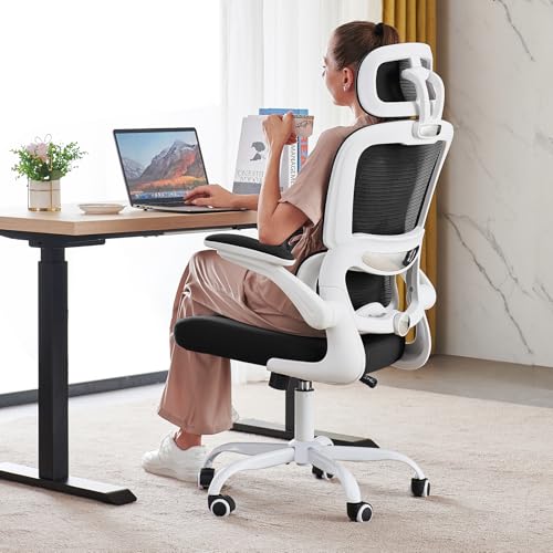 TRALT Office Chair Ergonomic Desk Chair, 330 LBS Home Mesh Office Desk Chairs with Wheels, Comfortable Gaming Chair