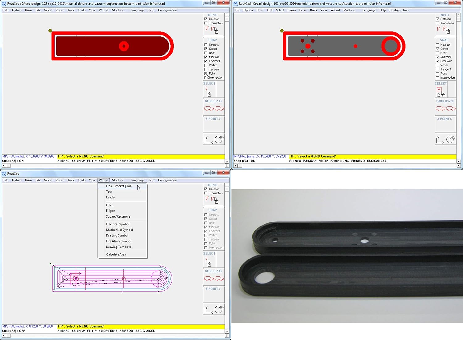 CAD-CAM CNC Mill Software for Mach 3-4, Linux CNC, EMC2, Fanuc, CNC 3040. Design your part and generate the g-code with a single easy to use software