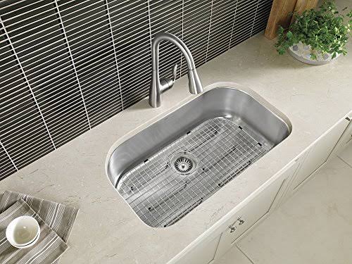 Moen 9124SRS Notch One-Handle High Arc Pulldown Kitchen Faucet Spot Resist Stainless