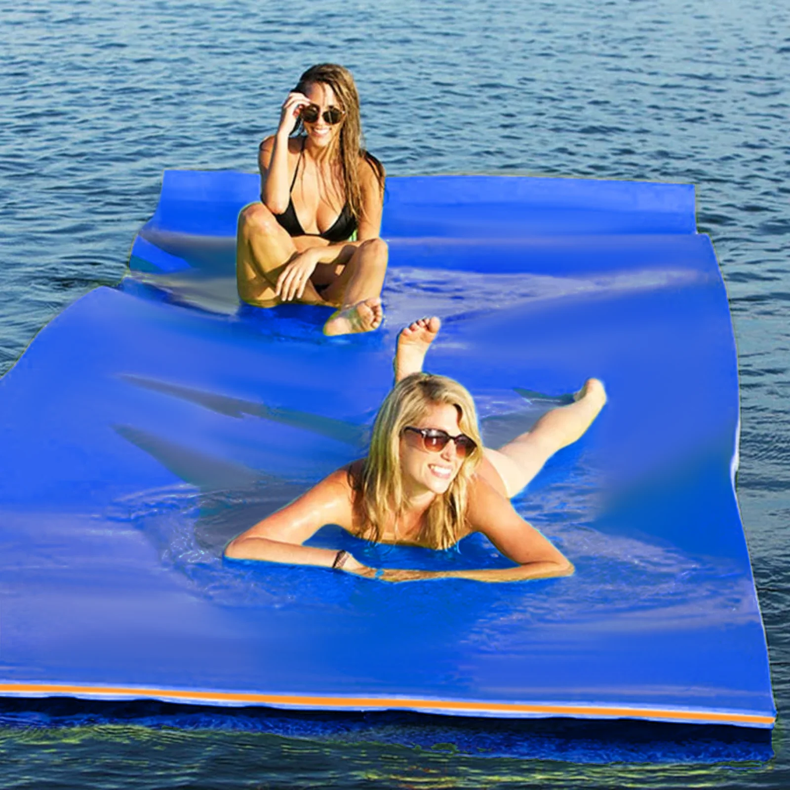MADOG Water Floating Mat Foam Pad, 9x6FT Bouncy Tear-Resistant XPE Foam