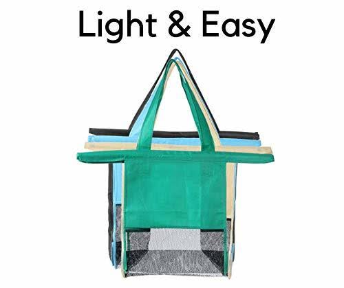 Reusable Shopping Cart Bags and Grocery Organizer Designed for Trolley Carts by Modern Day Living