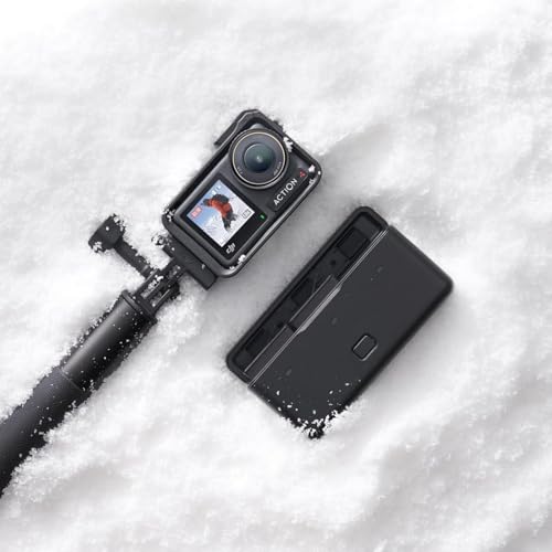 DJI Osmo Action 4 Standard Combo, 4K/120fps Waterproof Action Camera with a 1/1.3-Inch Sensor, Stunning Low-Light Imaging