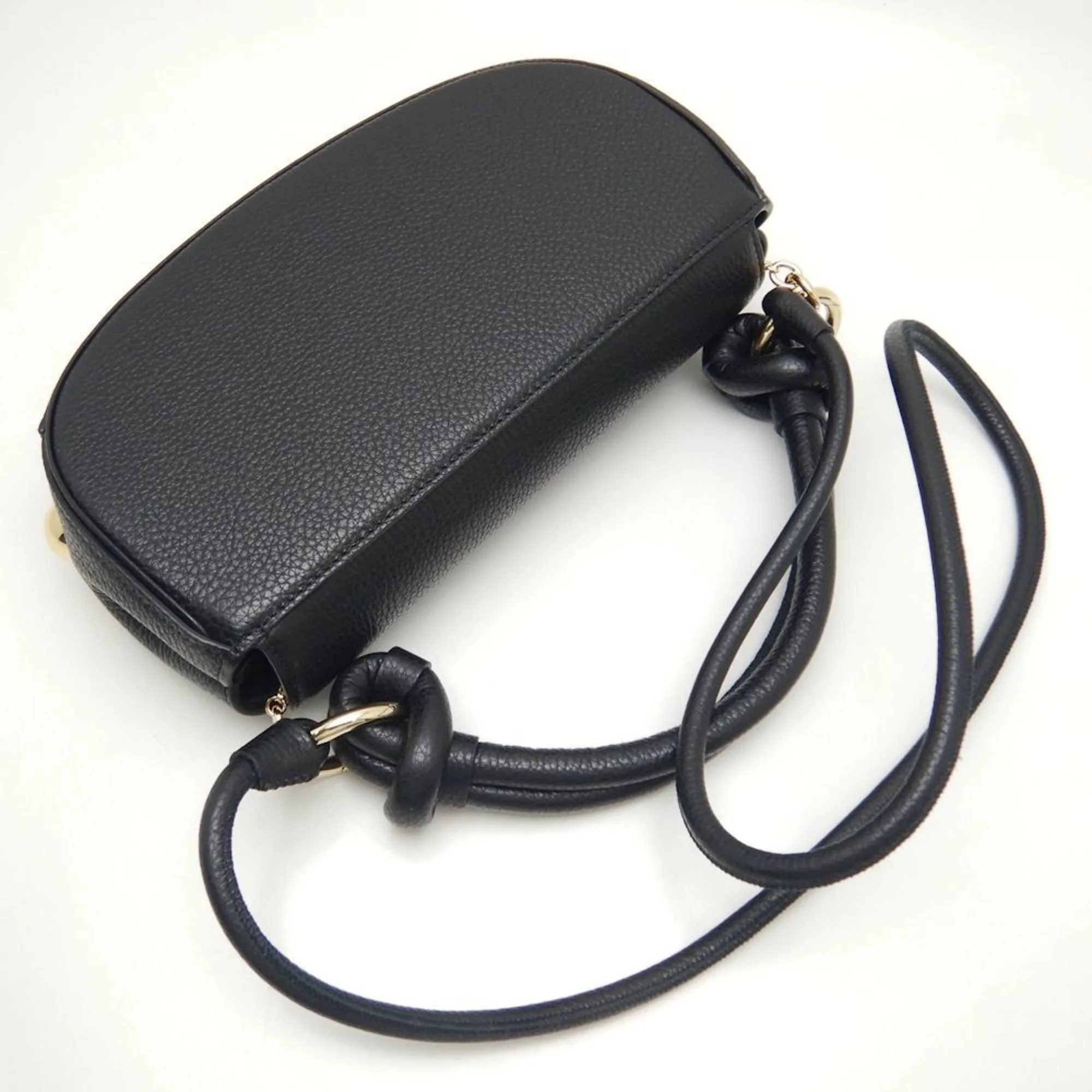 Pre-Owned Salvatore Ferragamo 2WAY 0754149 Handbag Calf Black 250330 (Like New)