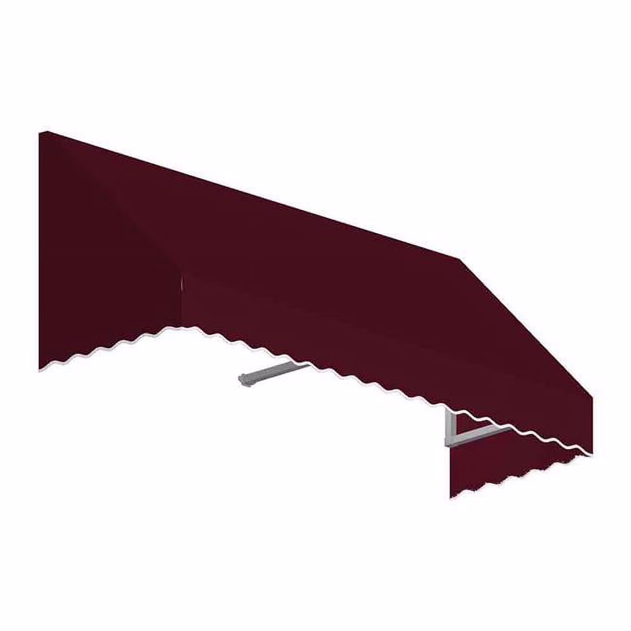 Awntech RF22-US-4B 4.38 ft. San Francisco Window & Entry Awning, Burgundy - 31 x 24 in.