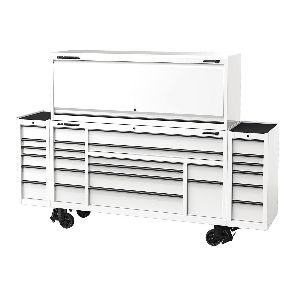 U.S. GENERAL 15 in. End Cabinet, Series 3, Slate Gray