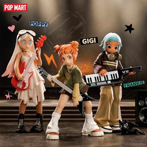 POP MART Peach Riot Rise Up Series Figures, 12PCs Peach Riot Blind Box Figures, Random Design Action Figures Collectible Toys Home Decorations