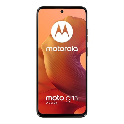 Motorola Moto G15 4G LTE (XT2521-2) 4+256GB Dual Sim | GSM Unlocked | International Model | for T-Mobile, Metro PCS, Mint & Tello - (Gray)