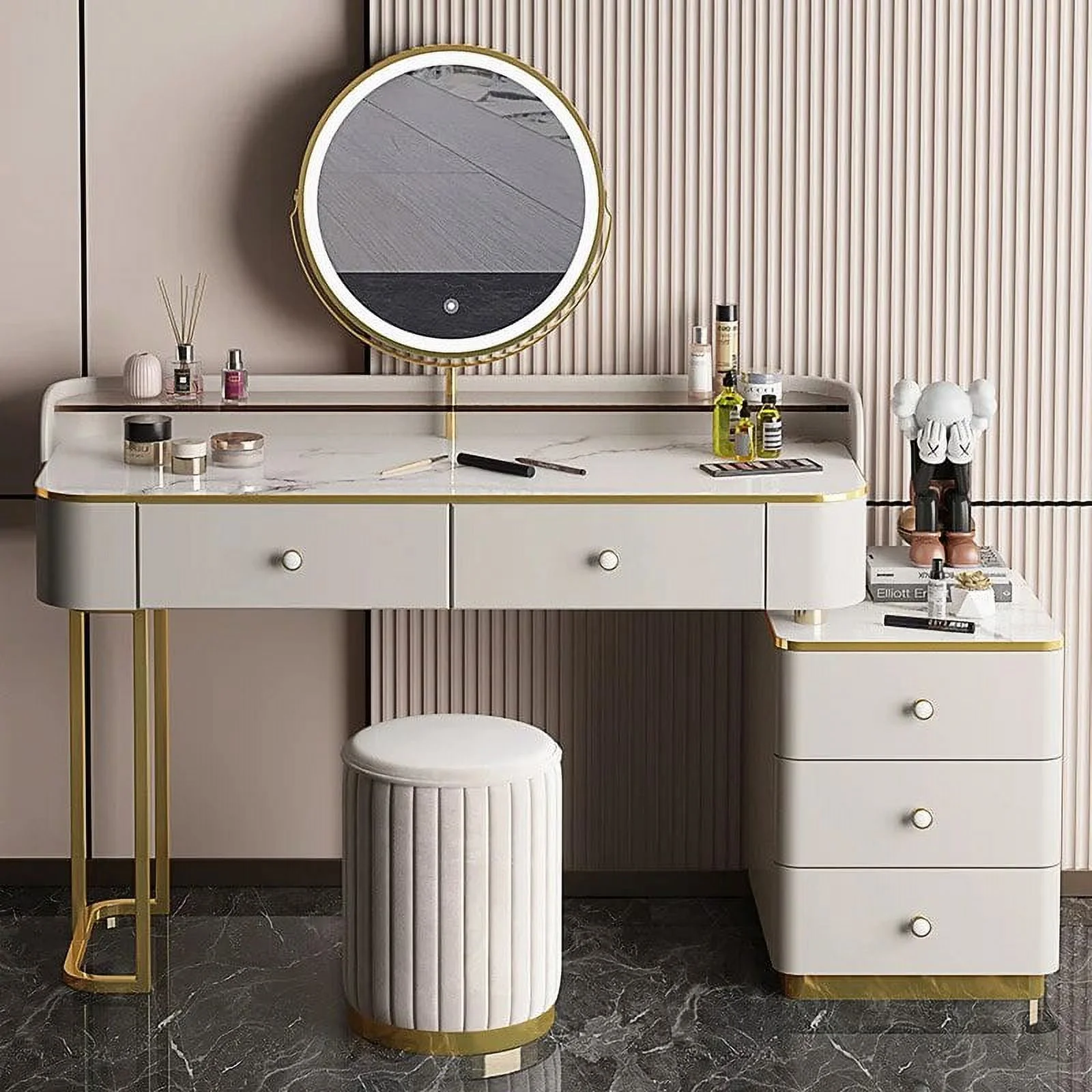 Multifunctional Storage Cabinet Bedroom Dressing Table Furniture Bedroom Dressers Dressers Tocador Maquillaje Home Furniture