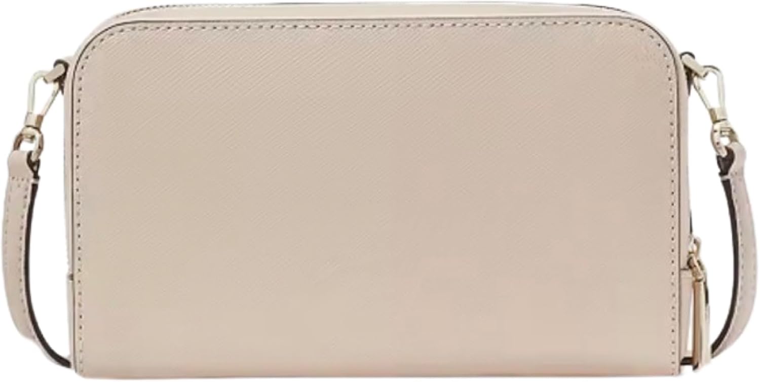 Kate Spade Staci Dual Zip Around Crossbody (Warm, beige)