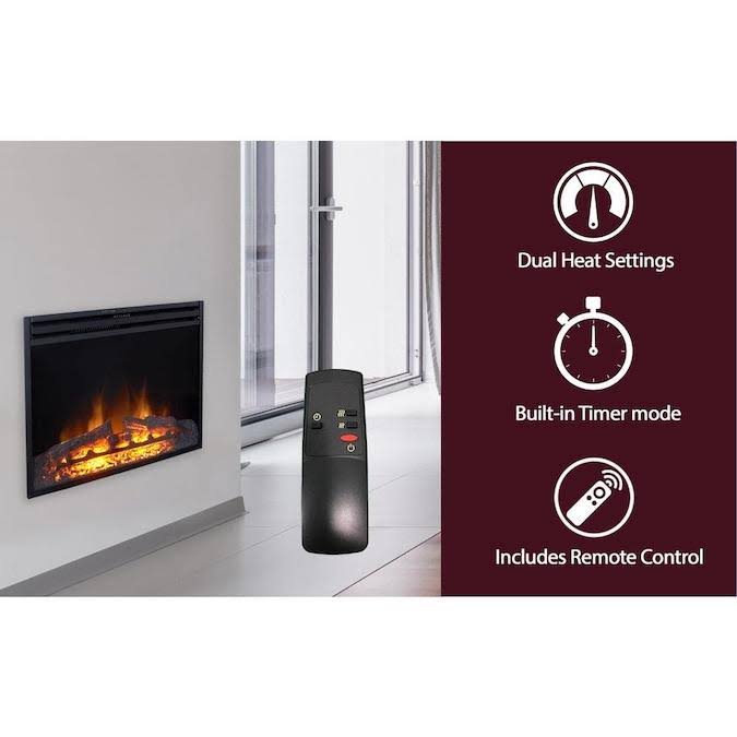 Cambridge 28-in. Freestanding 5116 BTU Electric Fireplace Insert with Remote Control