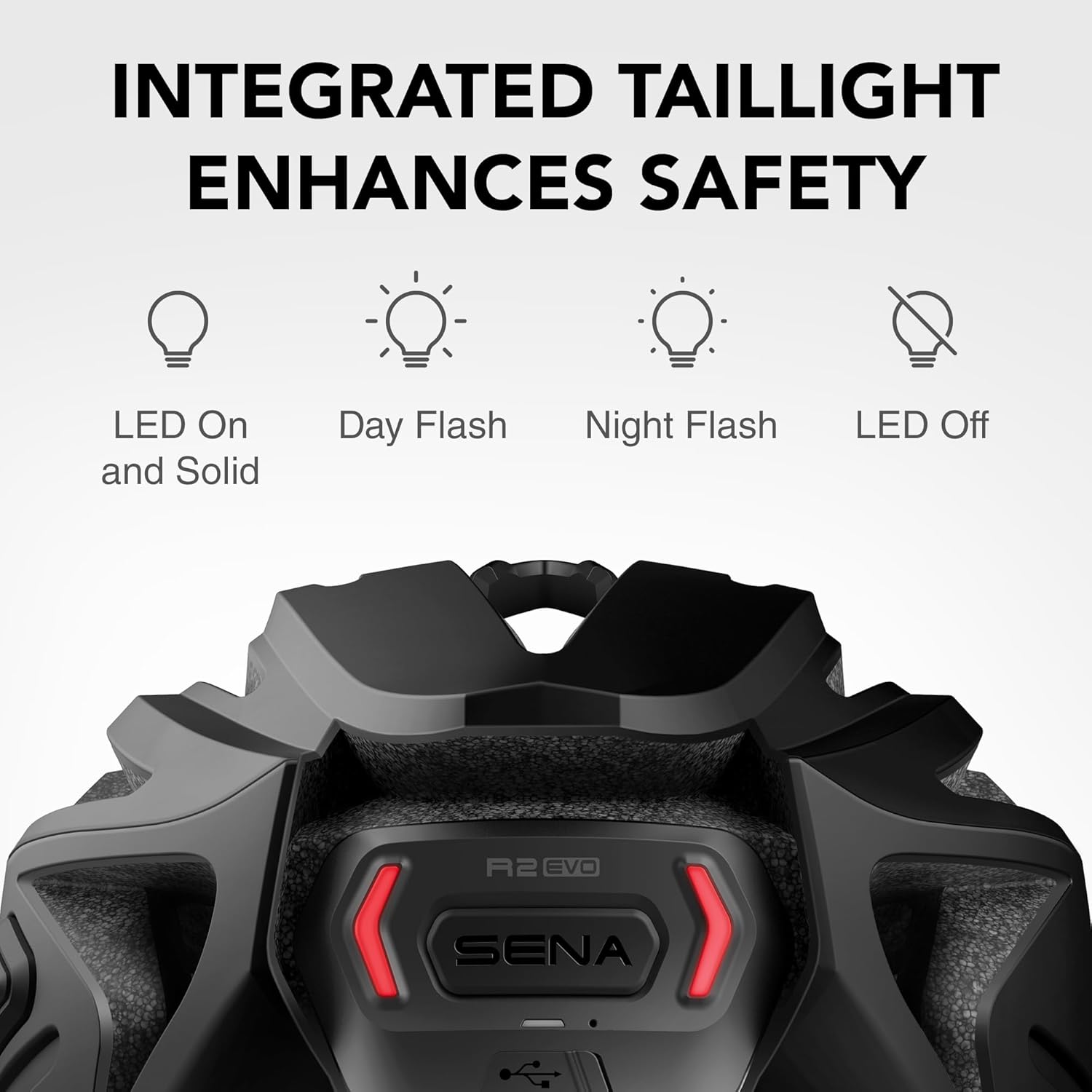Sena R2 EVO Road Cycling Bluetooth Helmet Integrated Mesh Intercom System