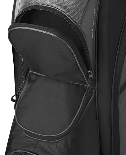 Wilson Feather Golf Cart Bag - Black/Grey/Red