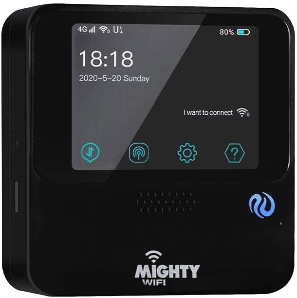 Mobile Wi-Fi Hotspot Device High Speed Portable Router with US 20 GB or Global 3 GB Data for 30 Days No SIM-Card Pocket Free Roaming Worldwide Travel