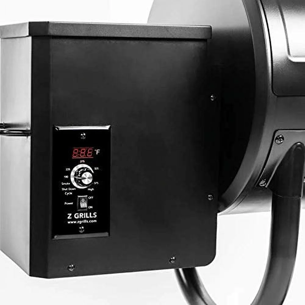 Z GRILLS 550B 560 sq. in. Wood Pellet Grill & Smoker, 8 in 1 BBQ Grill with Latest PID Technology