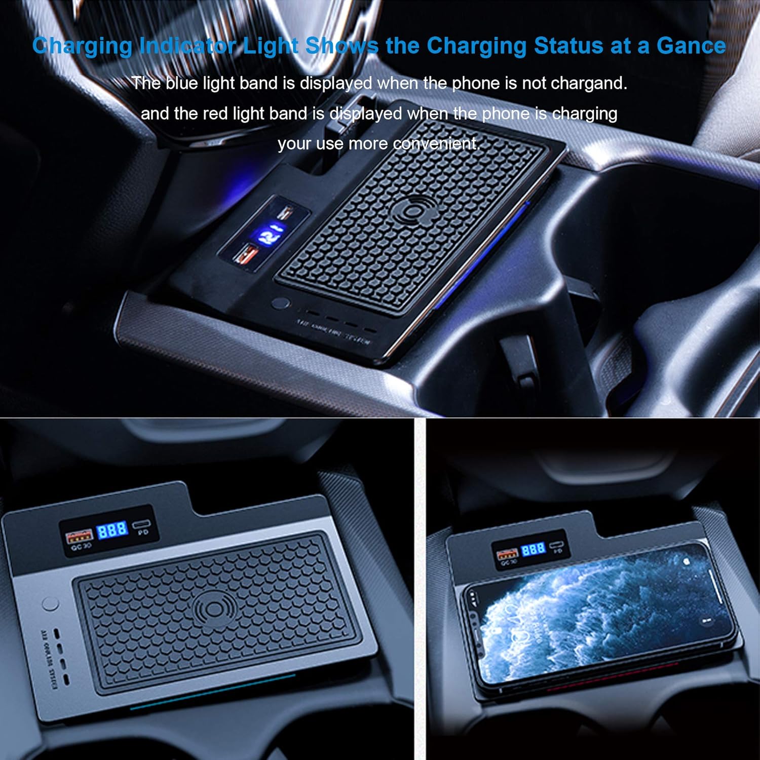 Wireless Charger, Fit for Honda CRV 2019 2018 2017