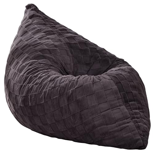 Hobestluk 3 in 1 Bean Bag Chair Giant Bean Bag Chairs Convertible Bean Bag Floor Cushion with Machine Washable Cover