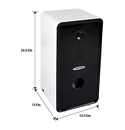 Smartphone-Controlled Pet Treat Dispenser with Camera and Two-Way Communication,WiFi,Alexa,and Google Home-Enabled Programmable Treat Dispenser
