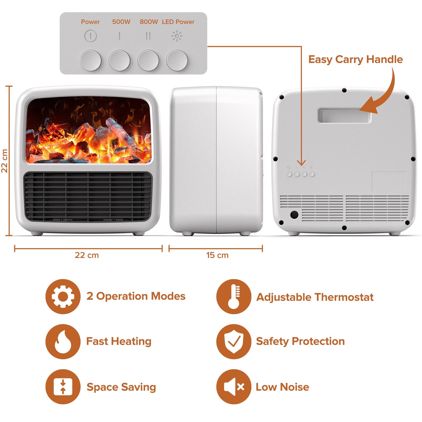 Clearance TOFOTL Space Heater, Energy Efficient Space Heater For Indoor Use Office Room