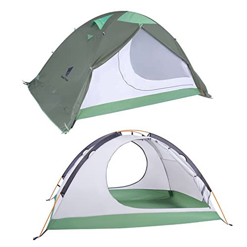 GEERTOP Ultralight 2 Person Backpacking Tent 4 Season Waterproof Camping Tent Double Layer Cold Weather Easy Set Up Tents for Family Camp, Hiking