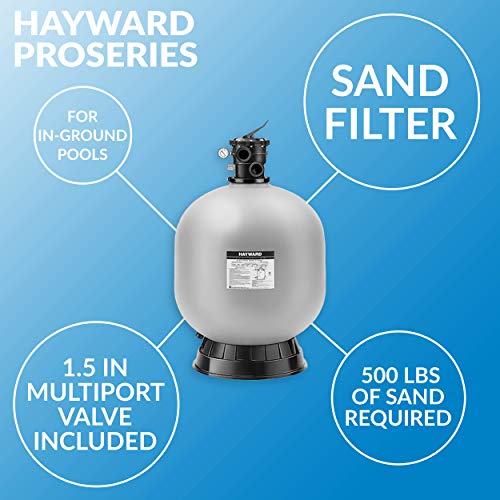 Hayward S310S ProSeries Sand Filter, 30-Inch, Side-Mount