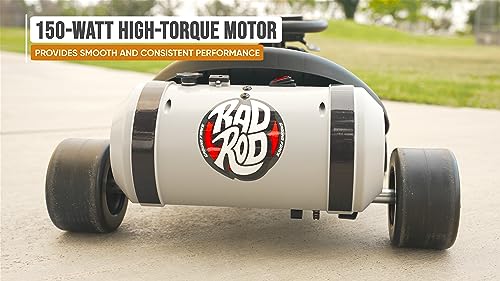 Razor Ground Force Rad Rod – Pocket Go-Kart for Ages 6+, Up to 10 MPH, Up to 40 Minutes of Continuous Use, 150-watt Chain-Driven Motor