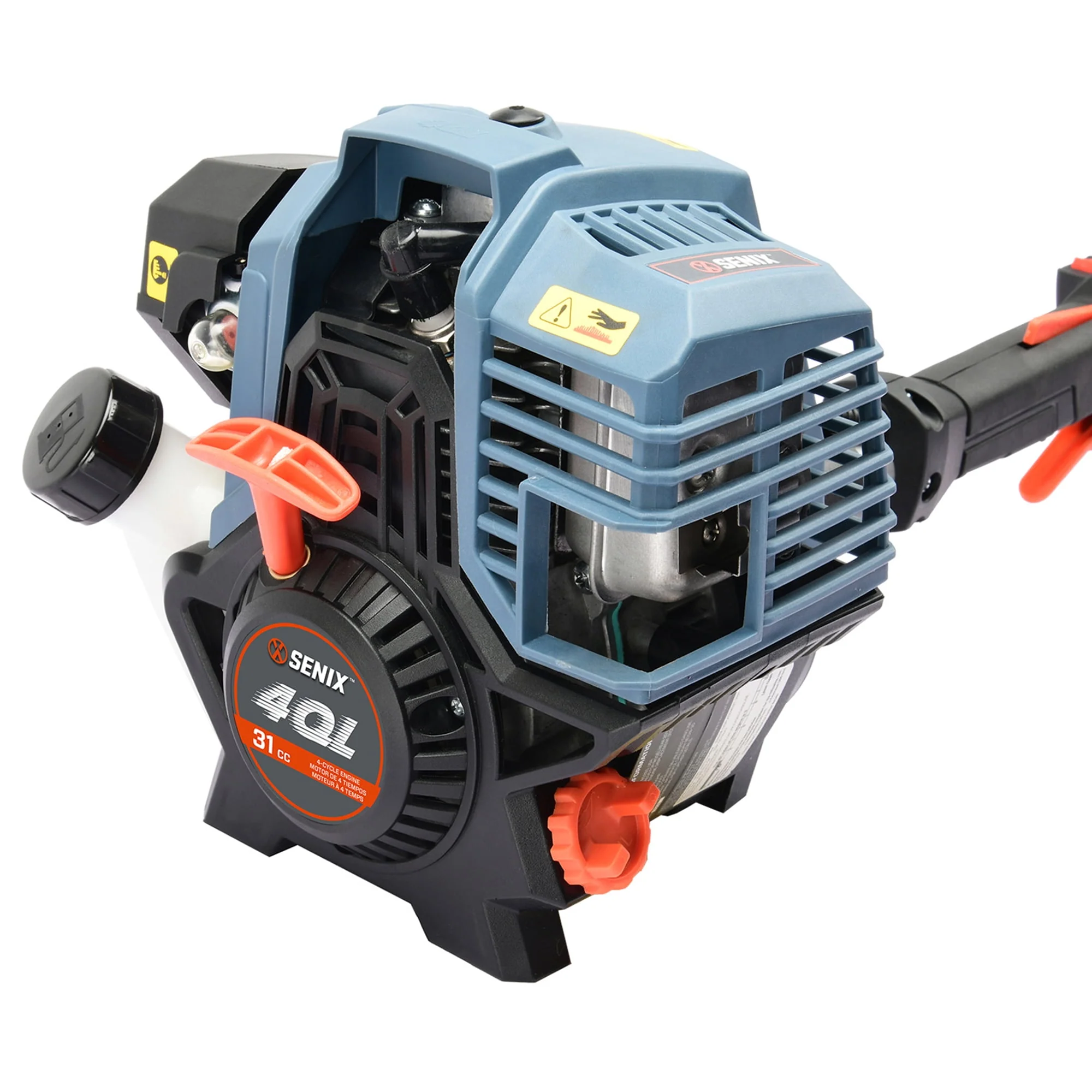 SENIX 17.7-Inch 31 cc 4-Cycle Gas Powered String Trimmer, Straight Shaft, Dual .095 Line and Bump Feed, GTS4QL-M2