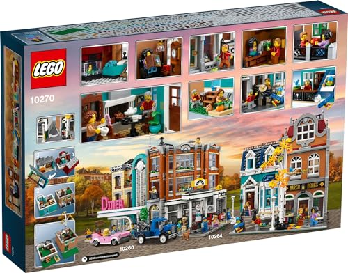LEGO Creator Expert Bookshop 10270 Modular Building, Home D&eacute;cor Display Set for Collectors, Advanced Collection