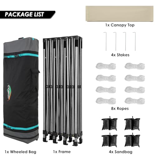 COBIZI 13x26 Pop Up Tent 13x26 Canopy with Sidewalls Heavy Duty Canopy Party Tent for Parties