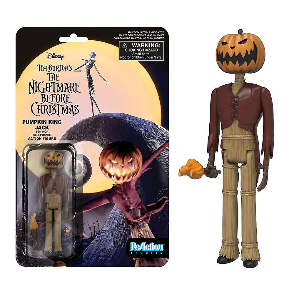 Nightmare Before Christmas Pumpkin King Jack Reaction Figure