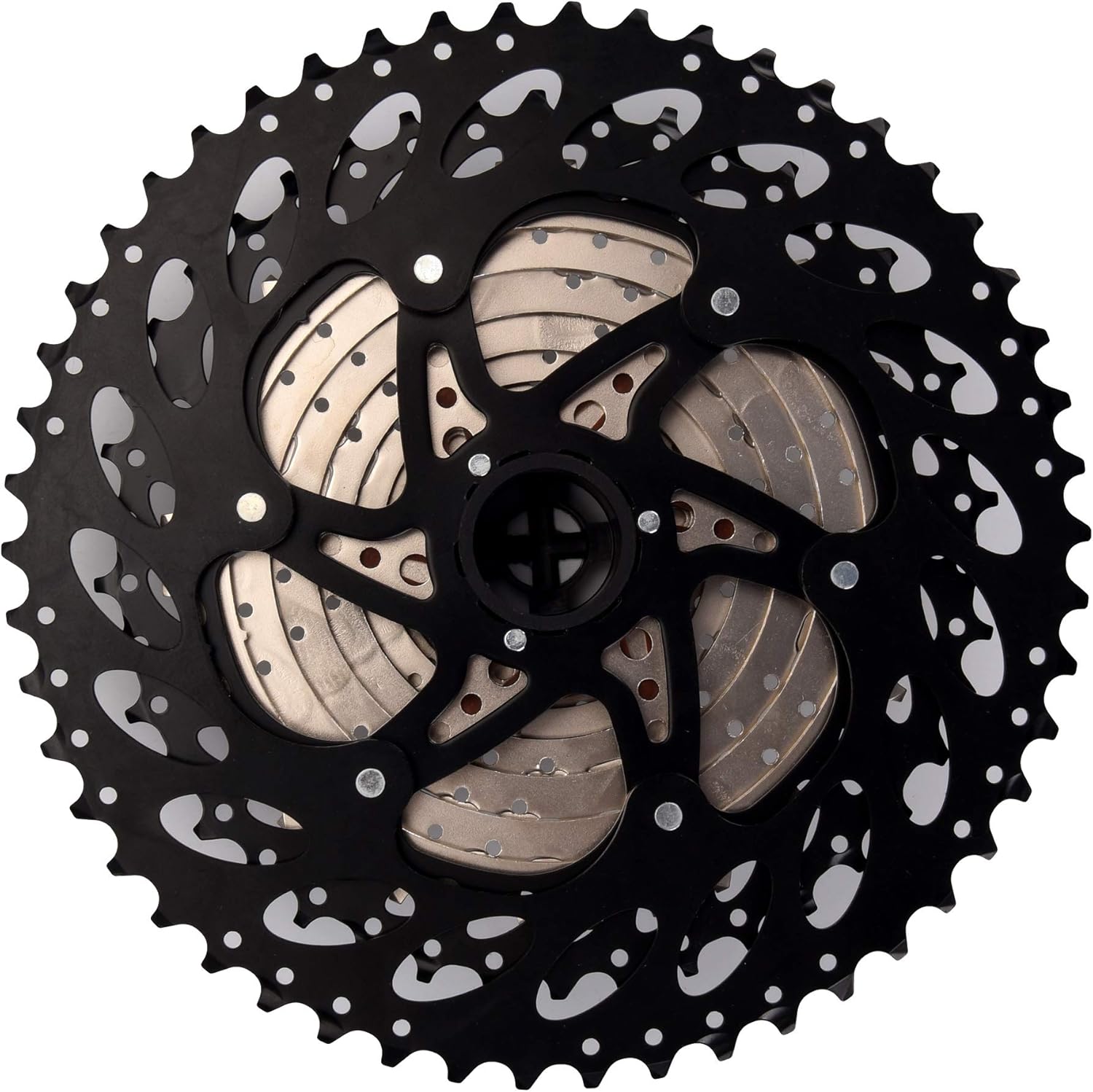 CYSKY 12 Speed Cassette 12Speed 11-50 Cassette Fit for Mountain Bike, Road Bicycle, MTB, BMX, Sram Sunrace Shimano ultegra xt (Light Weight)