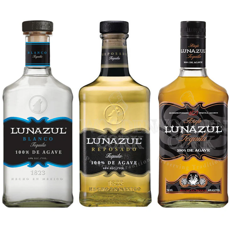 Lunazul Tequila Blanco, Reposado & Anejo Bundle - Nestor Liquor