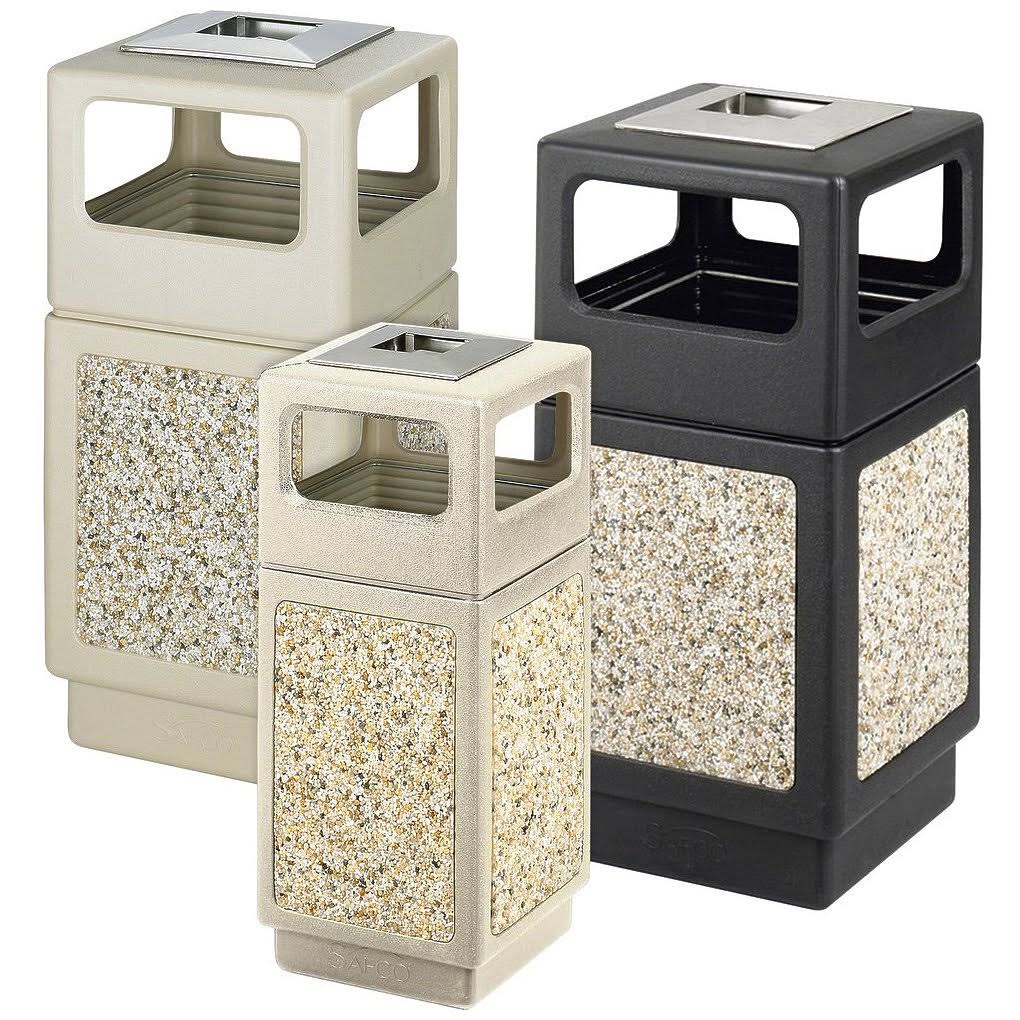 Safco Canmeleon Ash Urn aggregate Receptacle