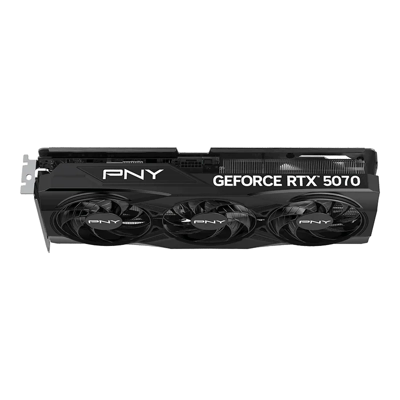 PNY NVIDIA GeForce RTX™ 5070 OC Triple Fan, Graphics Card 12GB GDDR7, SFF-Ready, 2.4-Slot