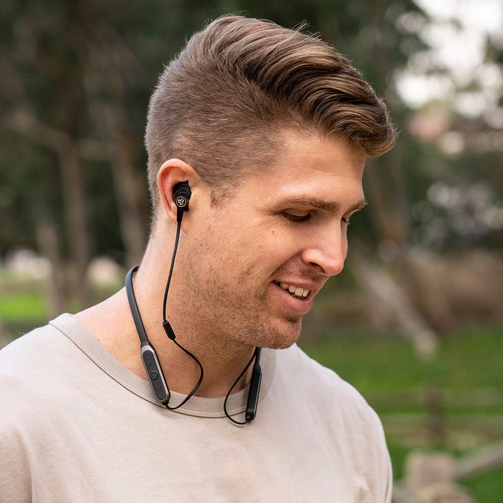 JLab Epic ANC Earbuds | Active Noise Canceling | Be Aware Audio | Bluetooth 5 | 25+ Hour Battery Life | IP54 Sweat Resistant | Universal Music