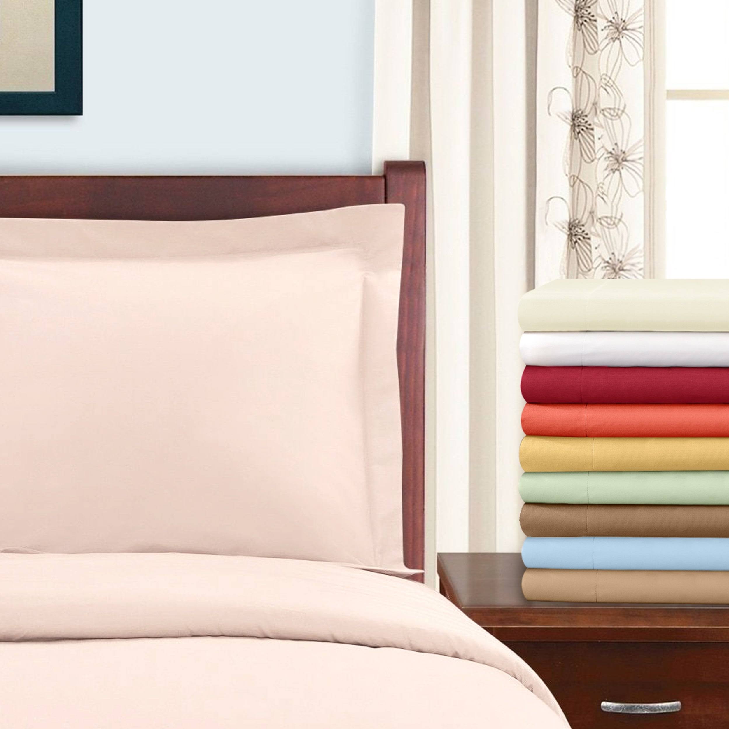 Superior 300 Thread Count Cotton Solid Duvet Cover Set Sage Other King/California King Green
