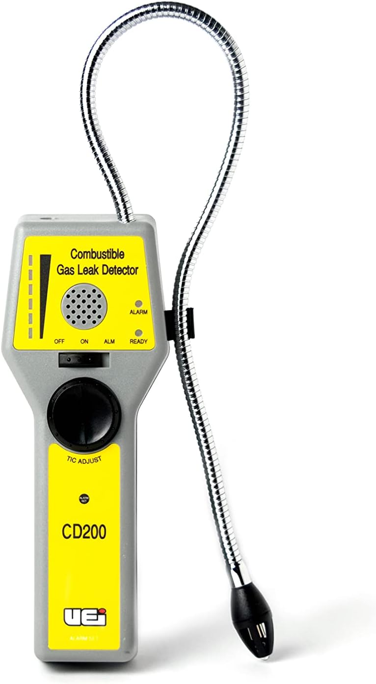 UEi CD200 Handheld Combustible Gas Leak Detector, Deluxe Natural Gas Propane Methane Gas Sniffer