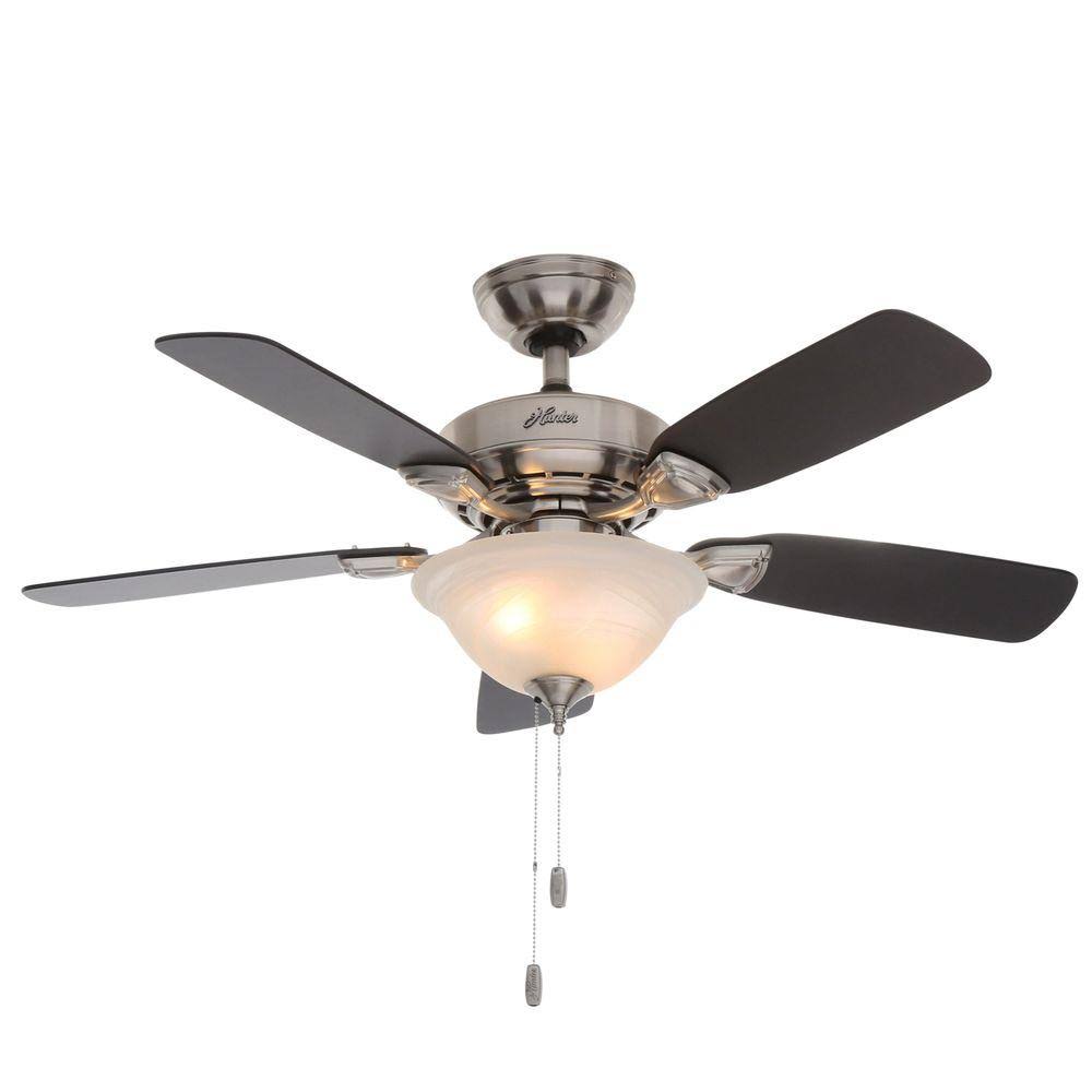 Hunter 44x22 Caraway Ceiling Fan, Nickel