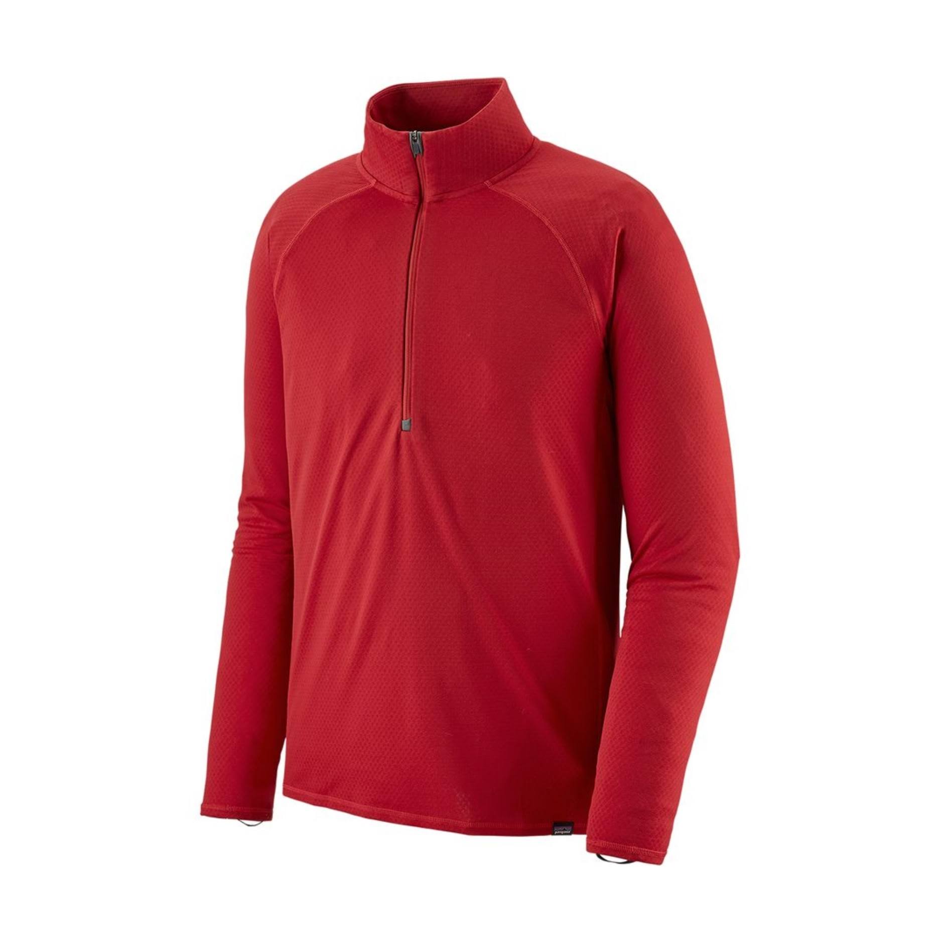 Patagonia Men&s Black Capilene Midweight Zip-Neck