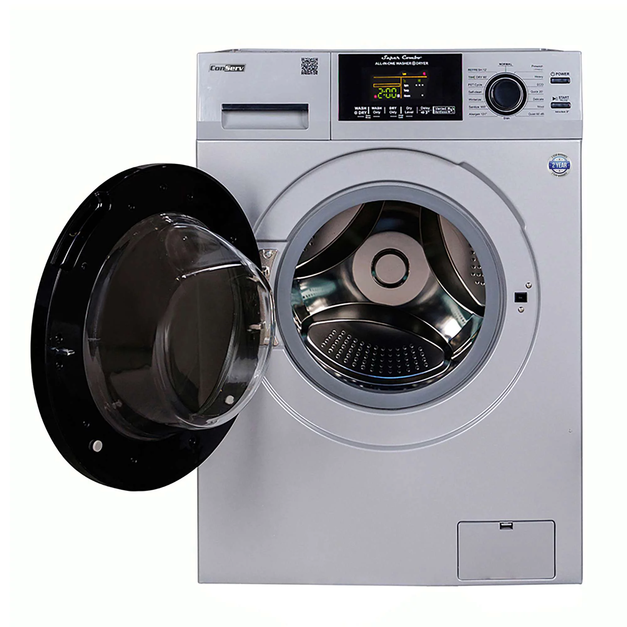 Conserv 15 lbs Compact Combo Sani Washer Vented/Ventless Dryer with Pet Cycle in White
