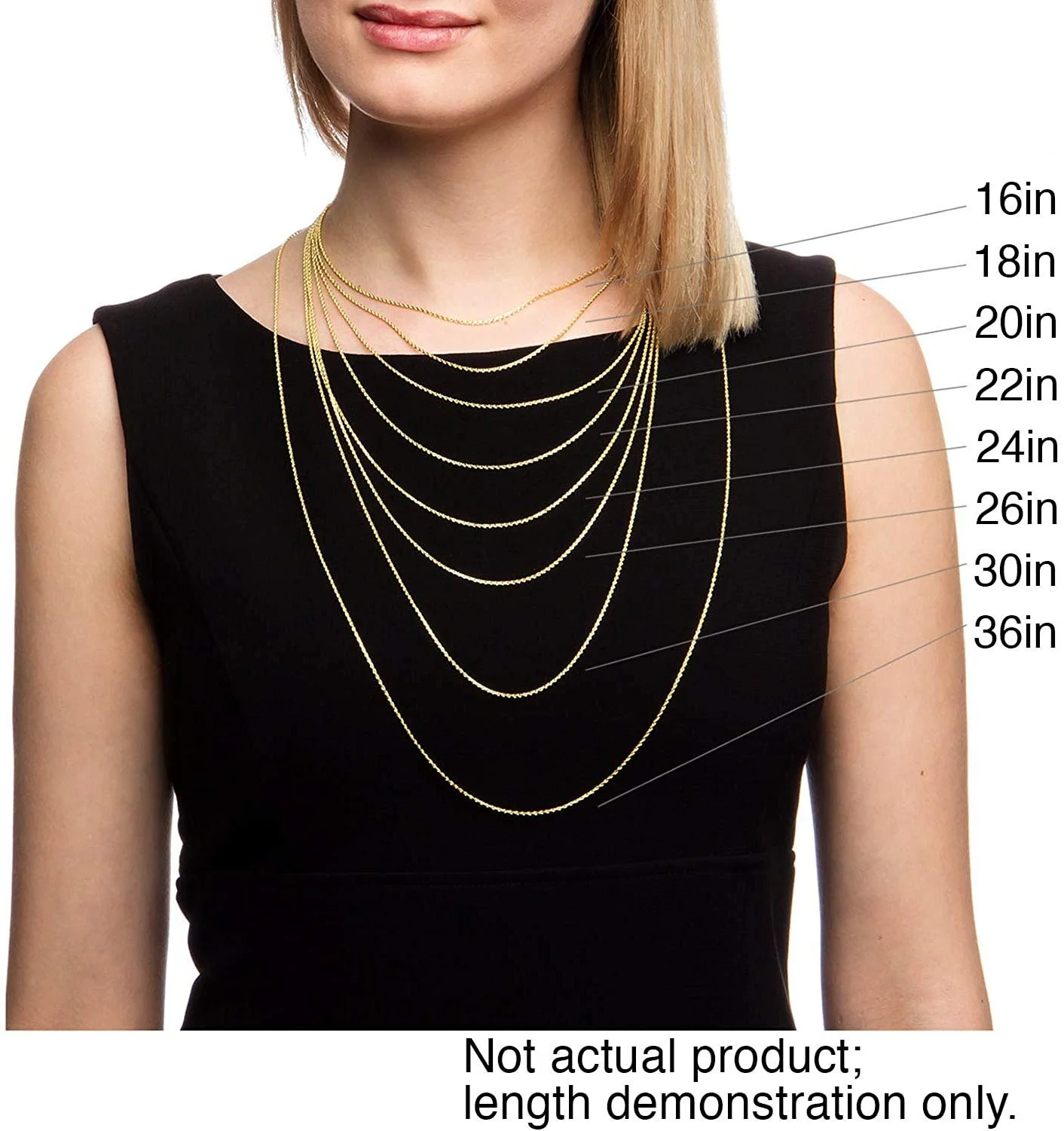 14K Yellow Gold 3mm Hollow Figaro Chain, FREE Microfiber Cloth, Link Mens Womens Necklace, Giorgio Bergamo