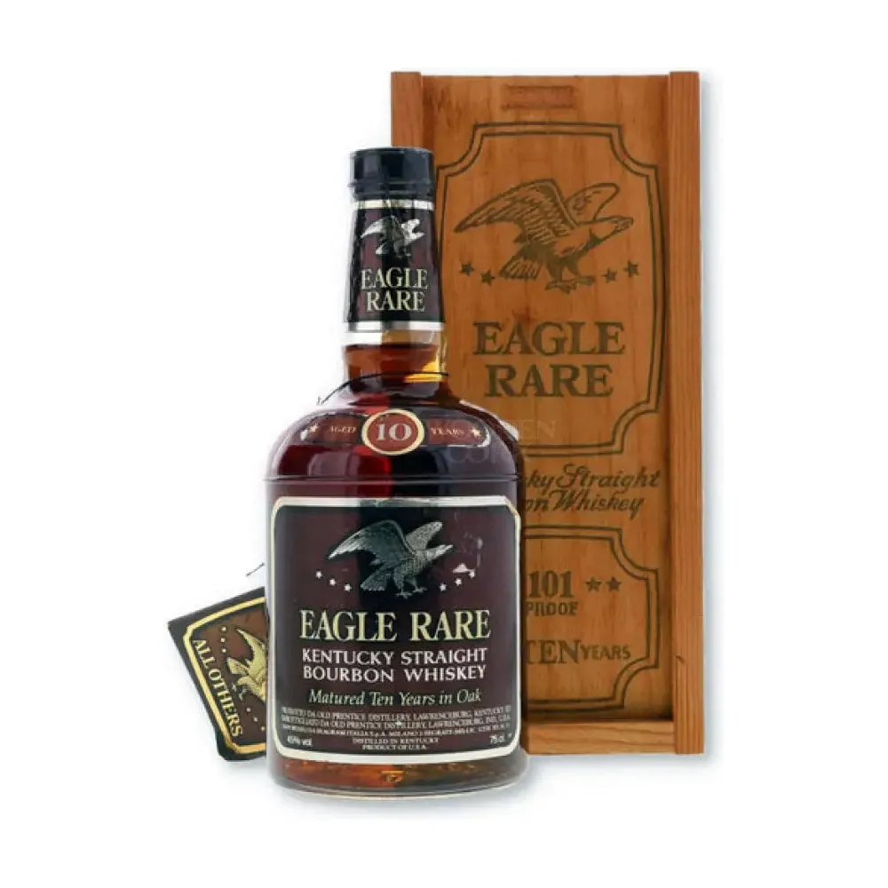 Eagle Rare 90 Proof 10 Year Kentucky Straight Bourbon (1986 Release) Lawrenceberg Old Prentice - Nestor Liquor