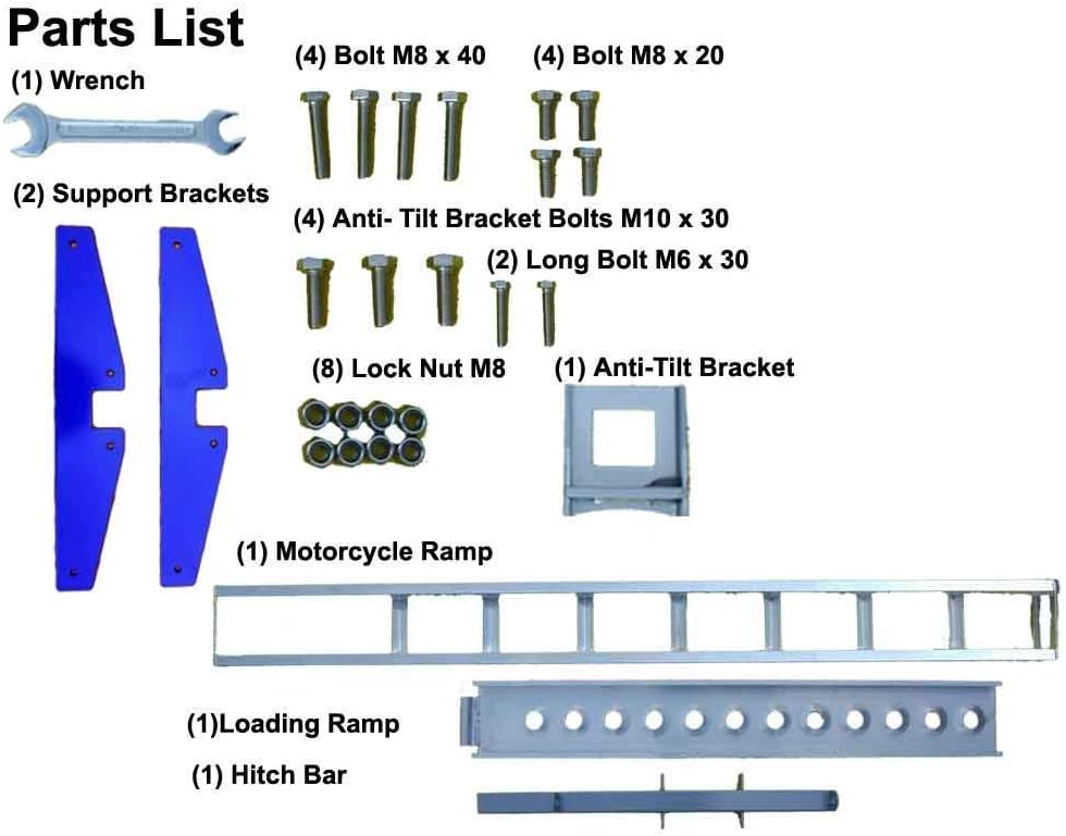 Motorcycle Scooter Dirt Bike Carrier Hauler Rack Ramp - Closeout