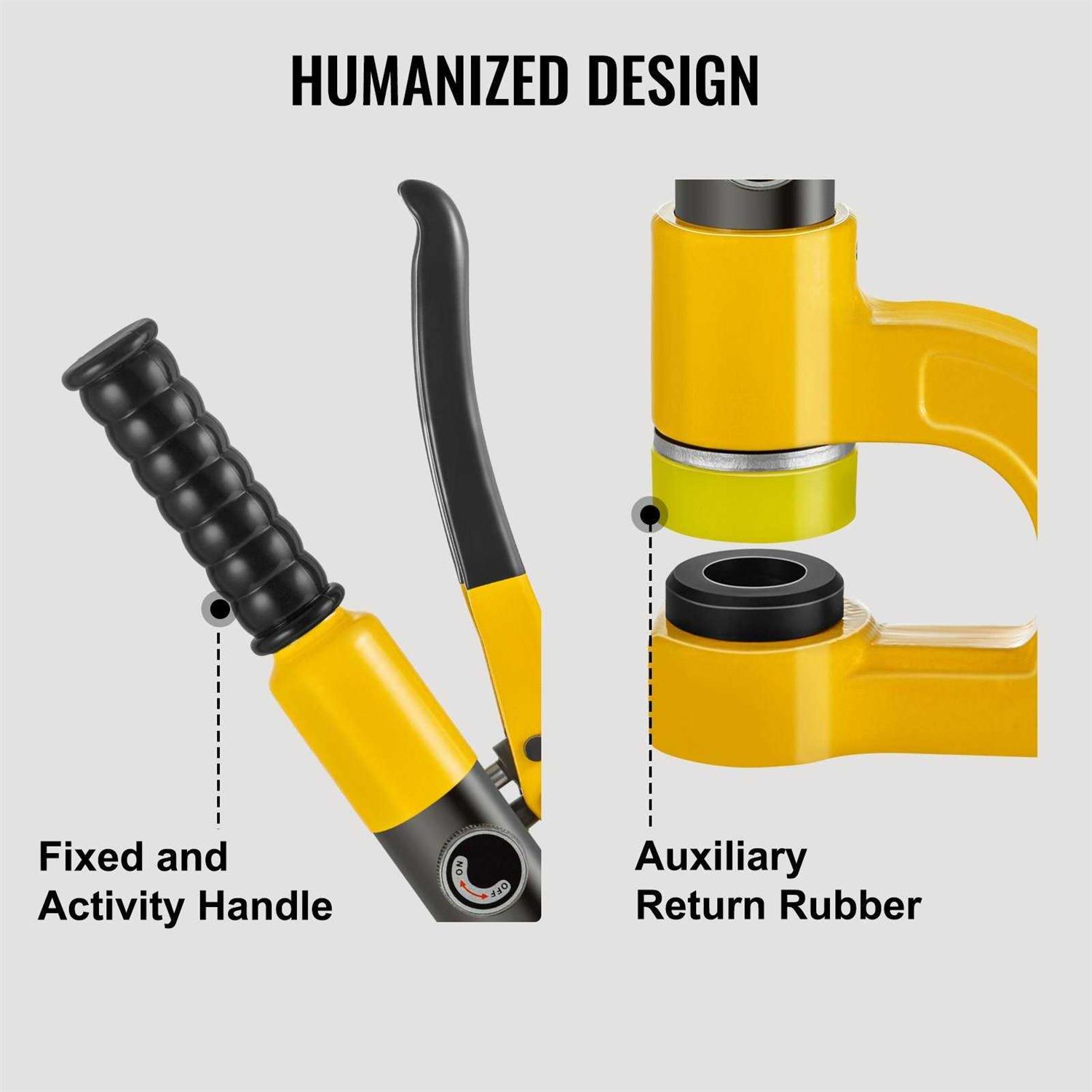 VEVOR Hydraulic Hole Punching Machine 6 Ton Manual Hole Digger Punch - Shop Hardware Tools Online Store