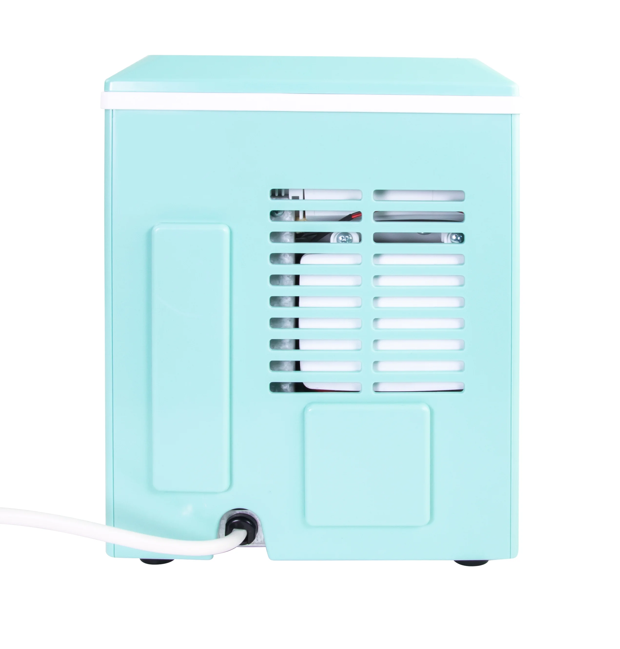 Thermostar TSICEBNHSC26AQ 26-Pound Automatic Self-Cleaning Portable Countertop Ice Maker Machine, Aqua