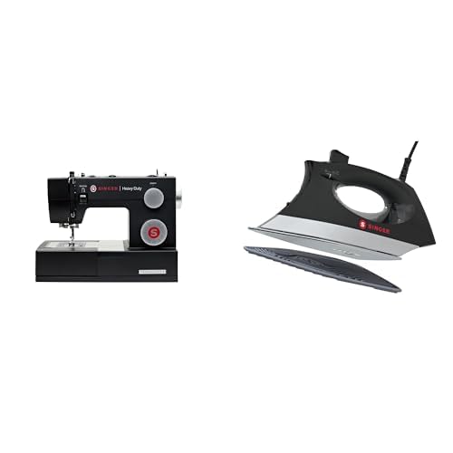 SINGER Heavy Duty 4432 High Speed Black Sewing Machine with Accessory Kit | Strong Motor with Enhanced Piercing Power, 110 Stitch Applications
