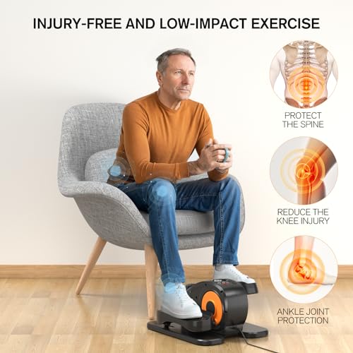 Under Desk Elliptical Elliptical Machines for Home Use Seated Elliptical Ellipse Leg Exerciser Exerciser for Seniors Portable Elliptical Under Desk