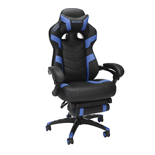RESPAWN 110 Pro Gaming Chair - Gaming Chair with Footrest, Reclining Gaming Chair, Video Gaming Computer Desk Chair, Adjustable Desk Chair